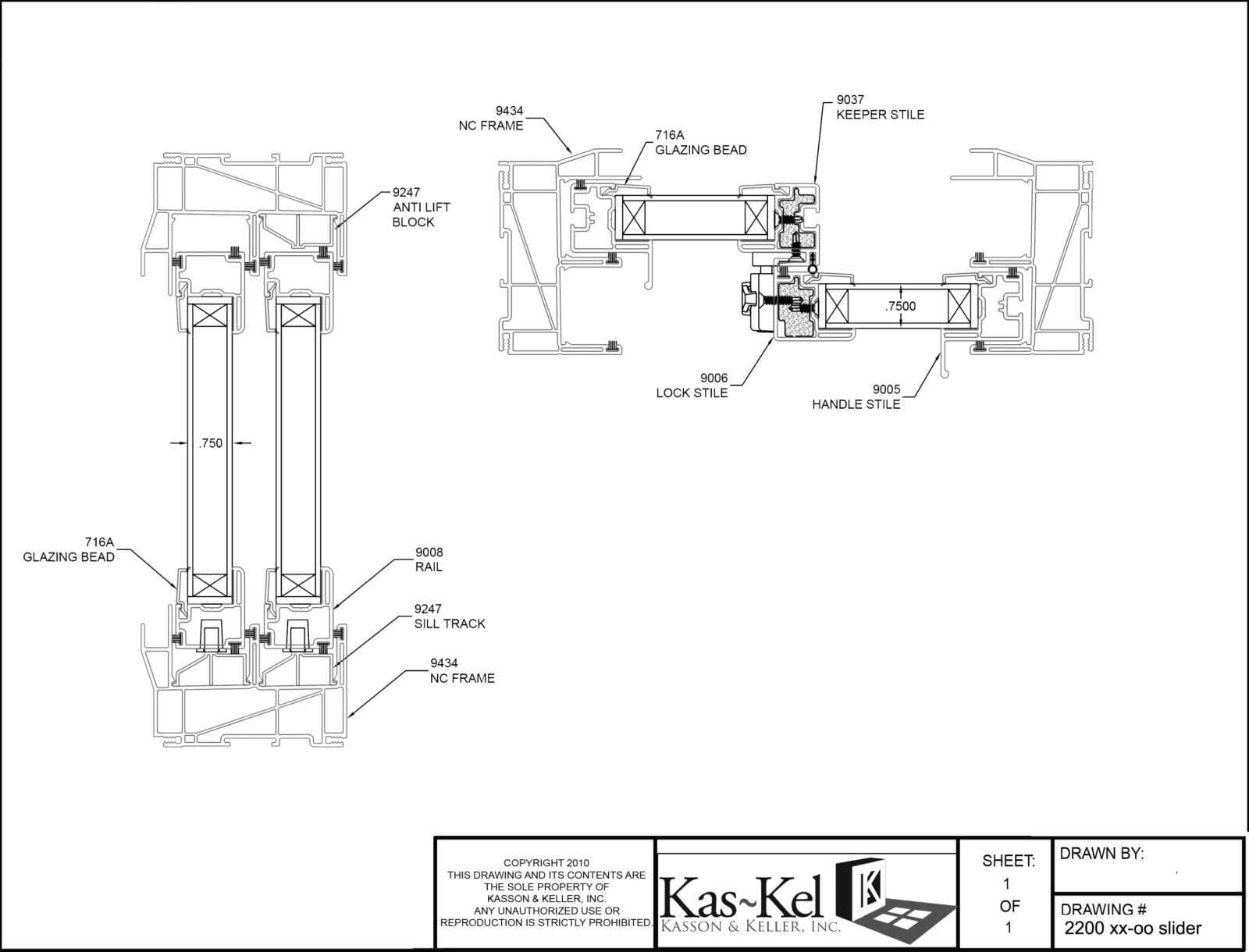 2200 Rolling Cross Section