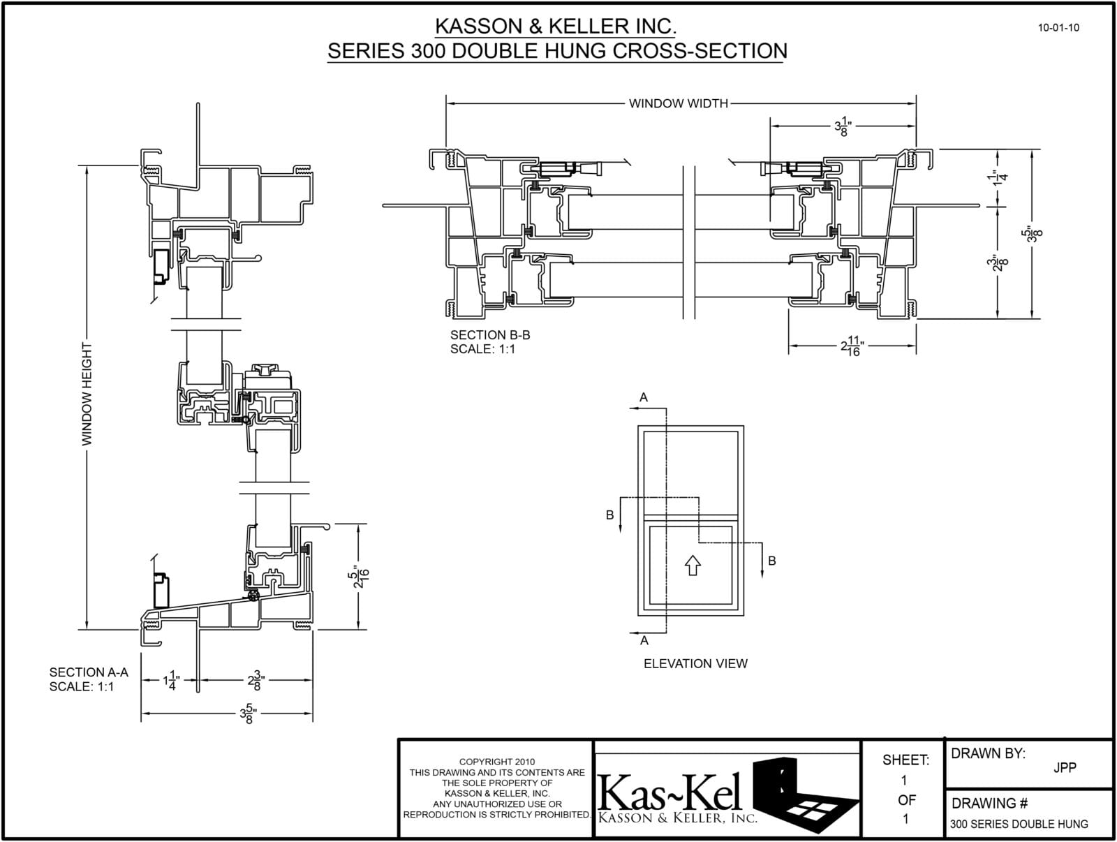 300 DH Cross Section